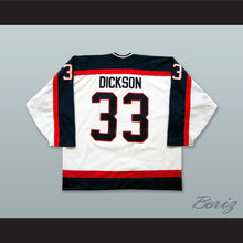 Load image into Gallery viewer, John Scott Dickson 33 Windsor Spitfires White Hockey Jersey