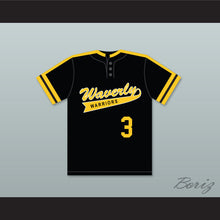 Load image into Gallery viewer, John Smoltz 3 Waverly Senior High School Warriors Black Baseball Jersey 2