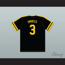 Load image into Gallery viewer, John Smoltz 3 Waverly Senior High School Warriors Black Baseball Jersey 2