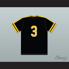 Load image into Gallery viewer, John Smoltz 3 Waverly Senior High School Warriors Black Baseball Jersey 3