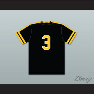 John Smoltz 3 Waverly Senior High School Warriors Black Baseball Jersey 3