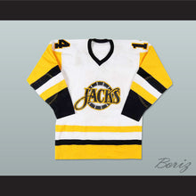 Load image into Gallery viewer, John Del Col 14 Baltimore Skipjacks White Hockey Jersey