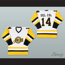 Load image into Gallery viewer, John Del Col 14 Baltimore Skipjacks White Hockey Jersey