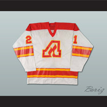 Load image into Gallery viewer, John Gould 21 Atlanta Flames White Hockey Jersey