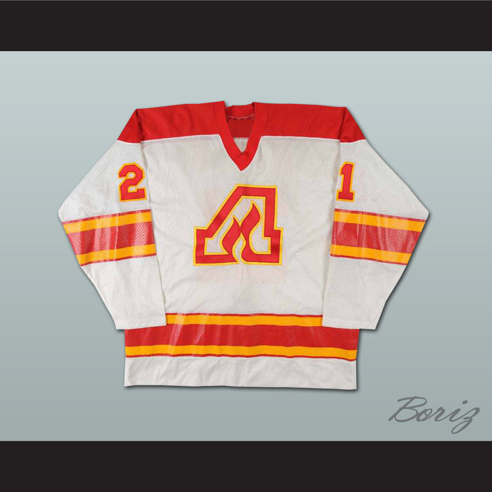 John Gould 21 Atlanta Flames White Hockey Jersey