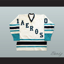 Load image into Gallery viewer, John Gray 10 WHA Houston Aeros White Hockey Jersey