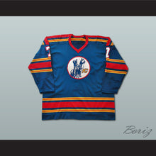 Load image into Gallery viewer, John Wright 7 Kansas City Scouts Blue Hockey Jersey