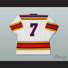 Load image into Gallery viewer, John Wright 7 Kansas City Scouts White Hockey Jersey