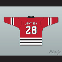 Load image into Gallery viewer, Joint Boy 28 Letterkenny Irish Red Hockey Jersey