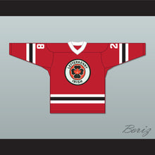 Load image into Gallery viewer, Joint Boy 28 Letterkenny Irish Red Alternate Hockey Jersey