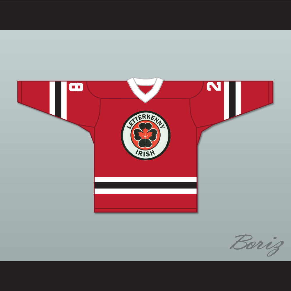 Joint Boy 28 Letterkenny Irish Red Alternate Hockey Jersey