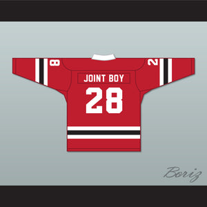 Joint Boy 28 Letterkenny Irish Red Alternate Hockey Jersey