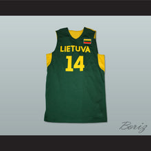 Load image into Gallery viewer, Jonas Valanciunas 14 Lietuva Lithuania Basketball Jersey