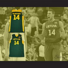 Load image into Gallery viewer, Jonas Valanciunas 14 Lietuva Lithuania Basketball Jersey