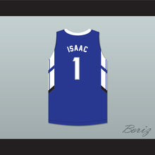 Load image into Gallery viewer, Jonathan Isaac 1 IMG Academy Blue Basketball Jersey