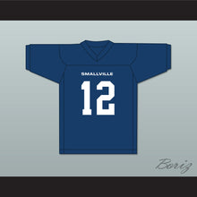 Load image into Gallery viewer, Jonathan Kent 12 Smallville Crows High School Navy Blue Football Jersey 2