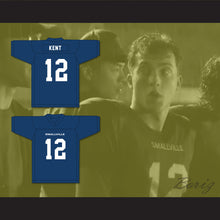 Load image into Gallery viewer, Jonathan Kent 12 Smallville Crows High School Navy Blue Football Jersey 2