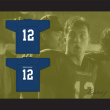 Load image into Gallery viewer, Jonathan Kent 12 Smallville Crows High School Navy Blue Football Jersey 1