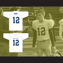 Load image into Gallery viewer, Jonathan Kent 12 Smallville Crows High School White Football Jersey 2