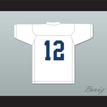Load image into Gallery viewer, Jonathan Kent 12 Smallville Crows High School White Football Jersey 1