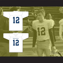 Load image into Gallery viewer, Jonathan Kent 12 Smallville Crows High School White Football Jersey 1