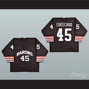 Jonathan Cheechoo 45 Cleveland Barons Hockey Jersey