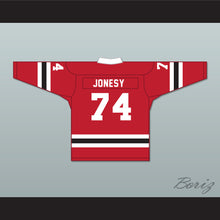 Load image into Gallery viewer, Jonesy 74 Letterkenny Irish Red Alternate Hockey Jersey