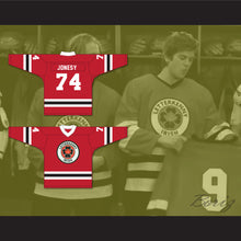 Load image into Gallery viewer, Jonesy 74 Letterkenny Irish Red Alternate Hockey Jersey