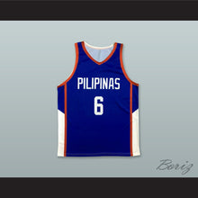 Load image into Gallery viewer, Jordan Clarkson 6 Philippines Blue Basketball Jersey