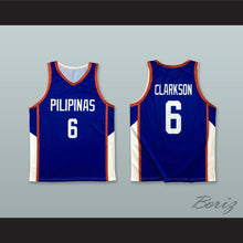 Load image into Gallery viewer, Jordan Clarkson 6 Philippines Blue Basketball Jersey