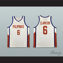 Load image into Gallery viewer, Jordan Clarkson 6 Philippines White Basketball Jersey