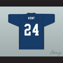 Load image into Gallery viewer, Jordan Kent 24 Smallville Crows High School Navy Blue Football Jersey 2