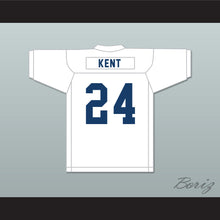 Load image into Gallery viewer, Jordan Kent 24 Smallville Crows High School White Football Jersey 2