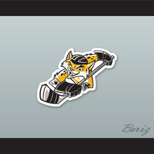 Load image into Gallery viewer, Jordan Schmaltz 7 Green Bay Gamblers Yellow Hockey Jersey