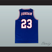 Load image into Gallery viewer, Michael Jordan 23 Tune Squad Blue Basketball Jersey