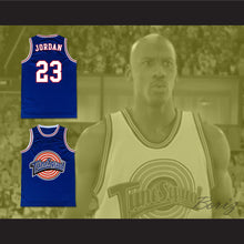 Load image into Gallery viewer, Michael Jordan 23 Tune Squad Blue Basketball Jersey