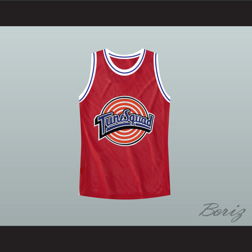Michael Jordan 23 Tune Squad Red Basketball Jersey