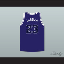 Load image into Gallery viewer, Michael Jordan 23 Paris Saint-Germain F.C. Blue Basketball Jersey with Patch
