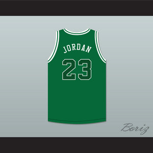 Michael Jordan 23 Paris Saint-Germain F.C. Green Basketball Jersey with Patch