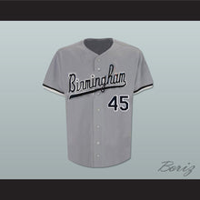 Load image into Gallery viewer, Michael Jordan 45 Birmingham Barons Alternate Gray Baseball Jersey