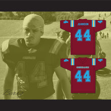 Load image into Gallery viewer, Jorge Juanson 44 Heartland State University Comebacks Maroon Football Jersey