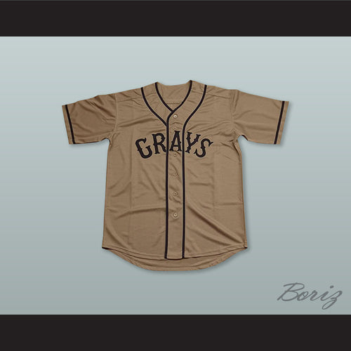 Josh Gibson 20 Homestead Grays Negro League Tan Baseball Jersey