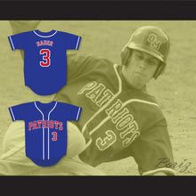 Load image into Gallery viewer, Josh Hader 3 Old Mill High School Patriots Blue Baseball Jersey 2