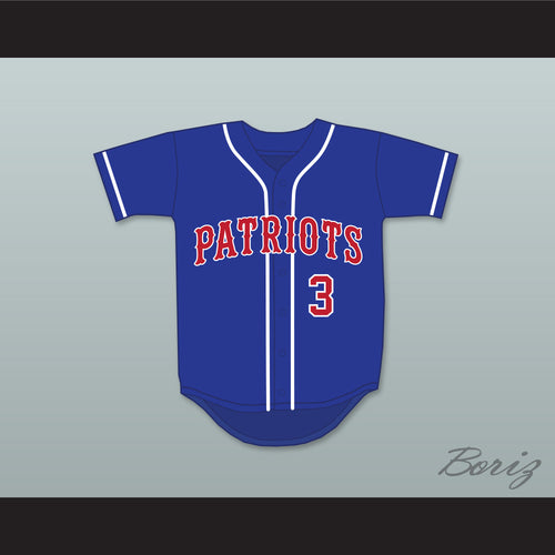 Josh Hader 3 Old Mill High School Patriots Blue Baseball Jersey 1