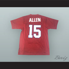 Load image into Gallery viewer, Josh Allen 15 Firebaugh High School Eagles Red Football Jersey