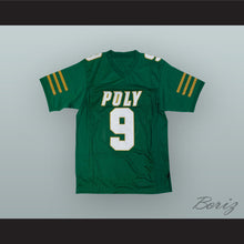 Load image into Gallery viewer, JuJu Smith-Schuster 9 Long Beach Polytechnic High School Jackrabbits Green Football Jersey