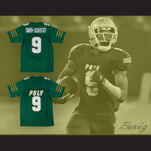Load image into Gallery viewer, JuJu Smith-Schuster 9 Long Beach Polytechnic High School Jackrabbits Green Football Jersey