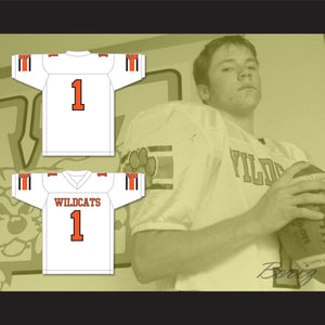 Julian Edelman 1 Woodside High School Wildcats White Football Jersey