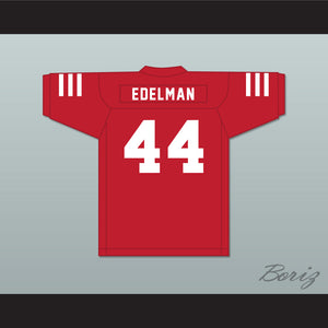 Julian Edelman 44 Redwood City 49ers Red Football Jersey