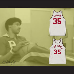 Moses Guthrie 35 Pittsburgh Pythons Basketball Jersey The Fish That Saved Pittsburgh